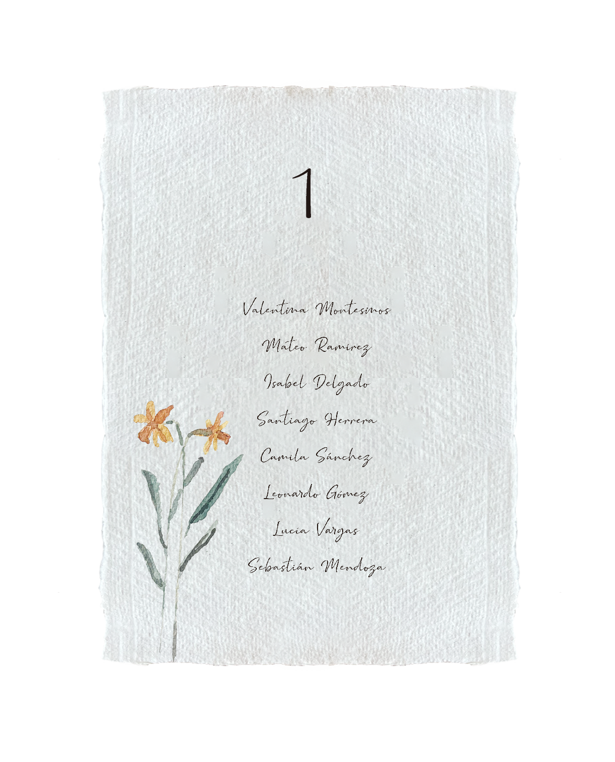 Seating Artesano Flores