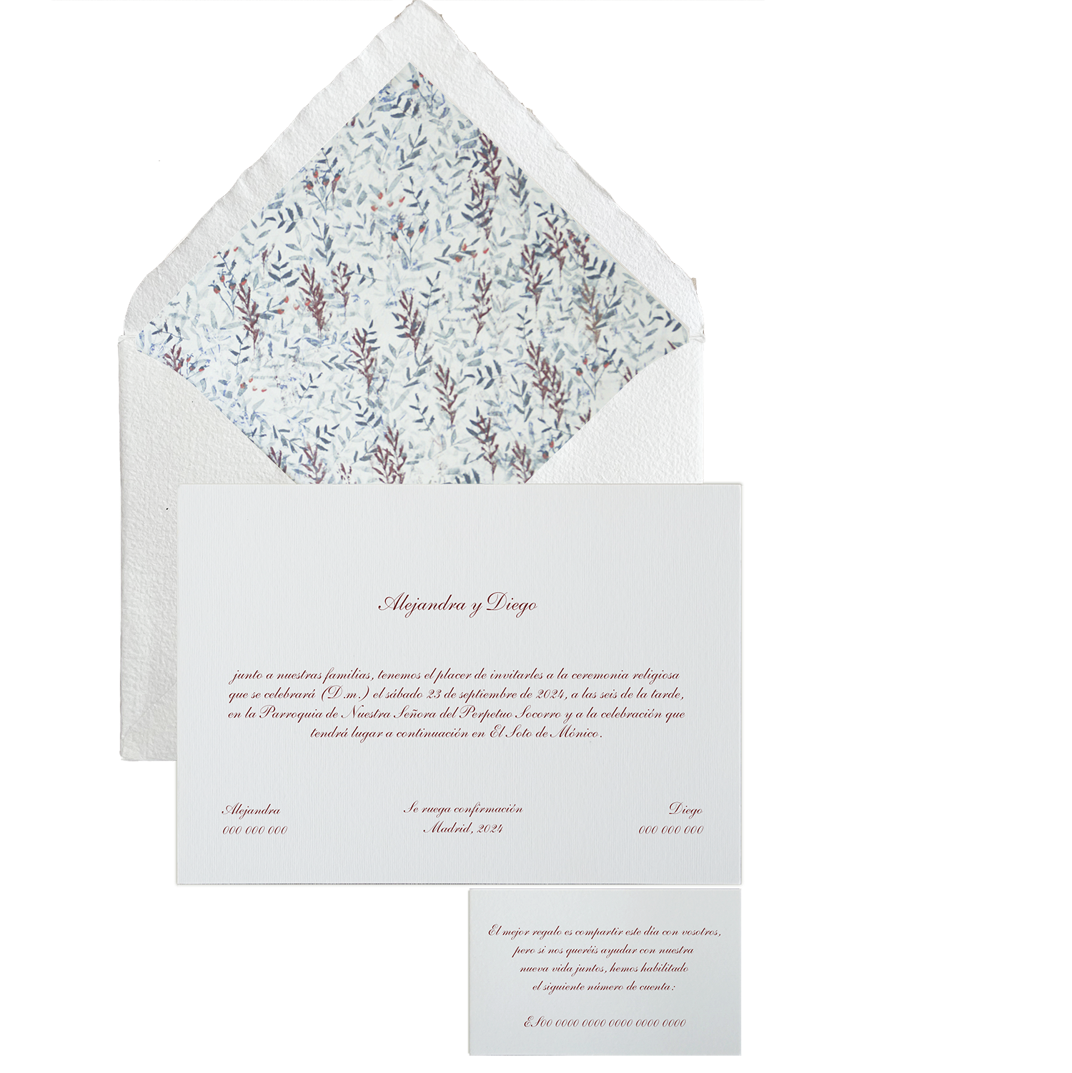 Invitación Pattern ALPES FRÍO