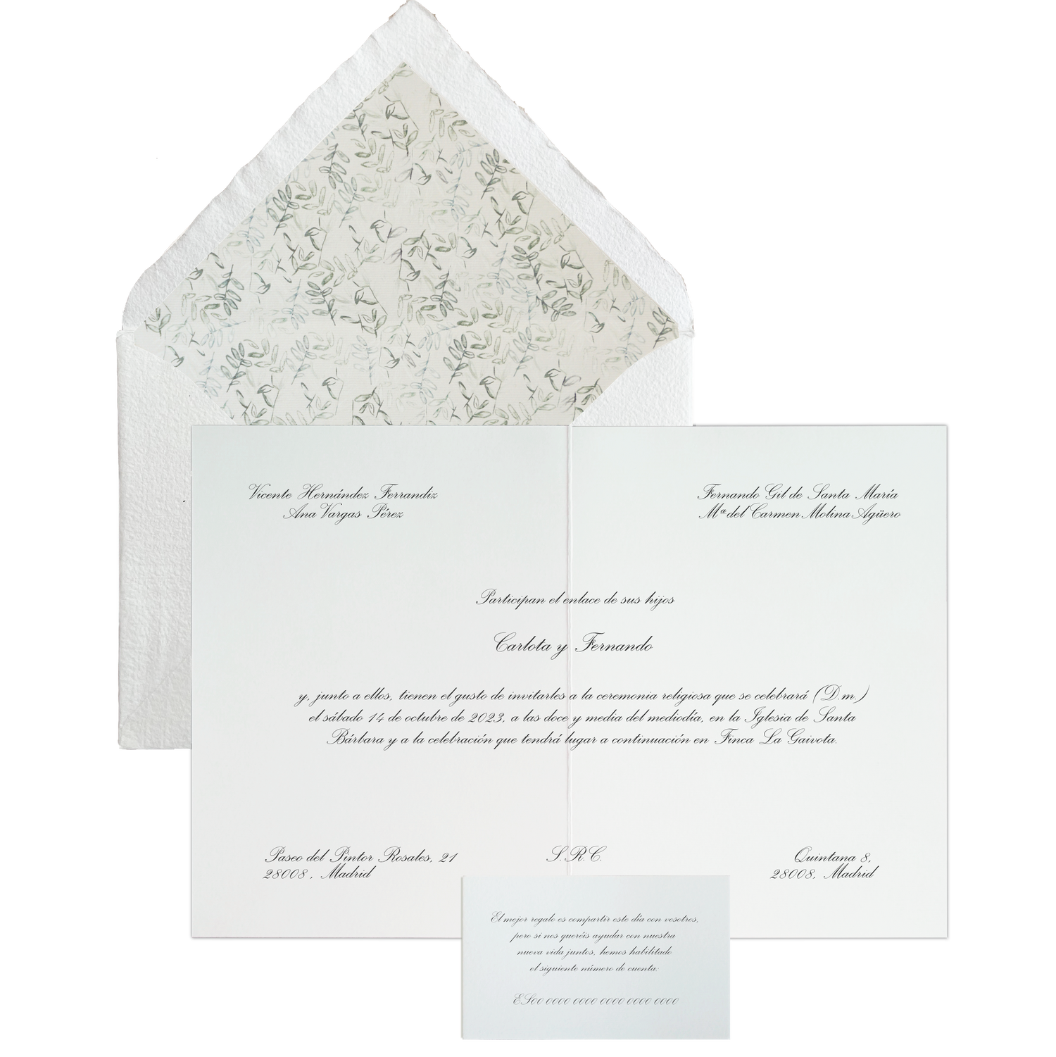 Invitación Pattern BORDEAUX