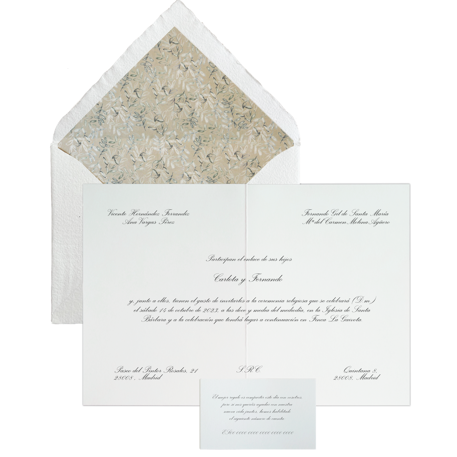 Invitación Pattern BORDEAUX OSCURO