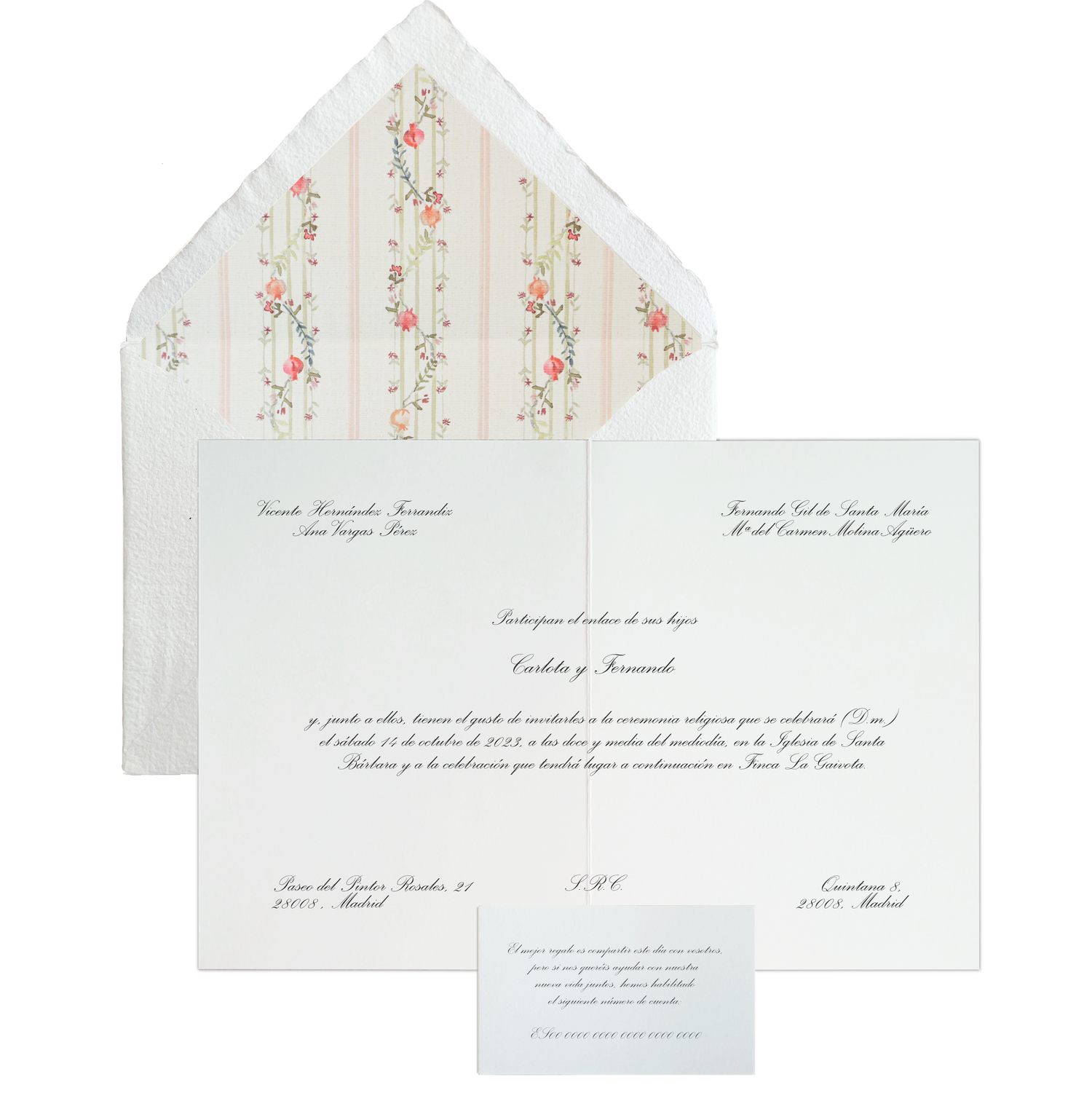 Invitación Pattern PROVENZA GRANADA