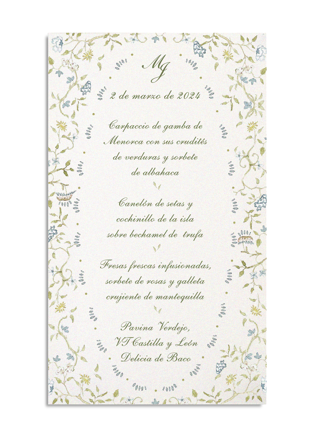 Minuta Pattern Botánico