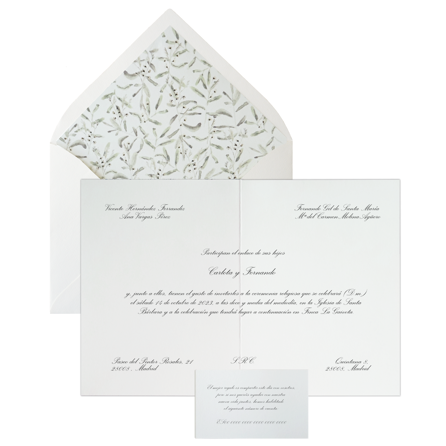 Invitación Pattern TREPADORA