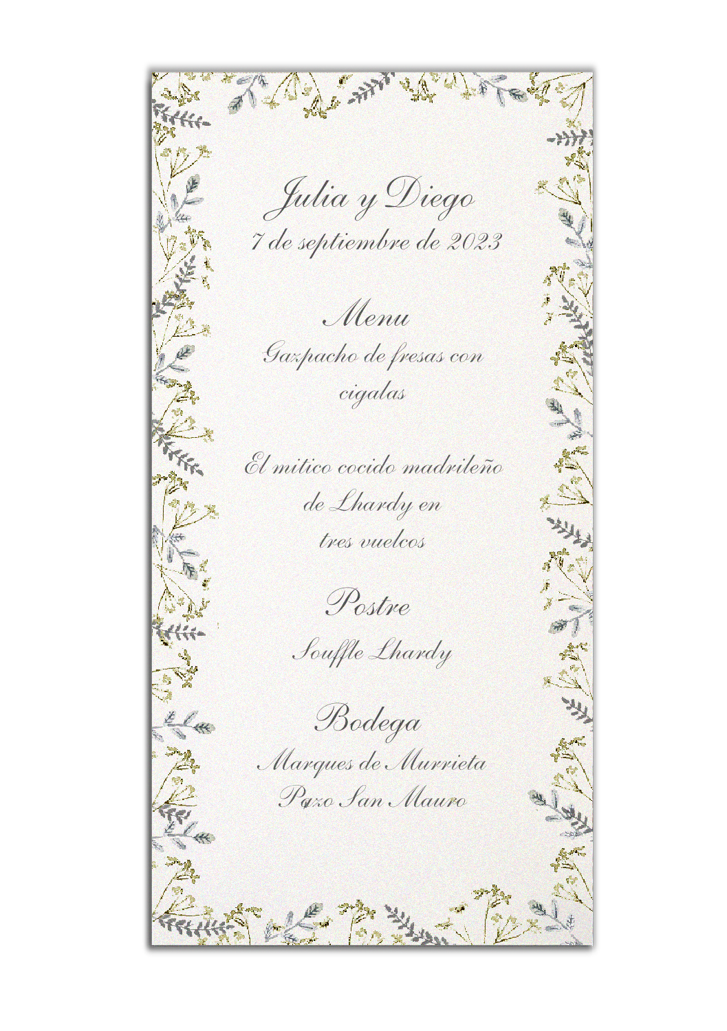 Minuta Pattern Verano