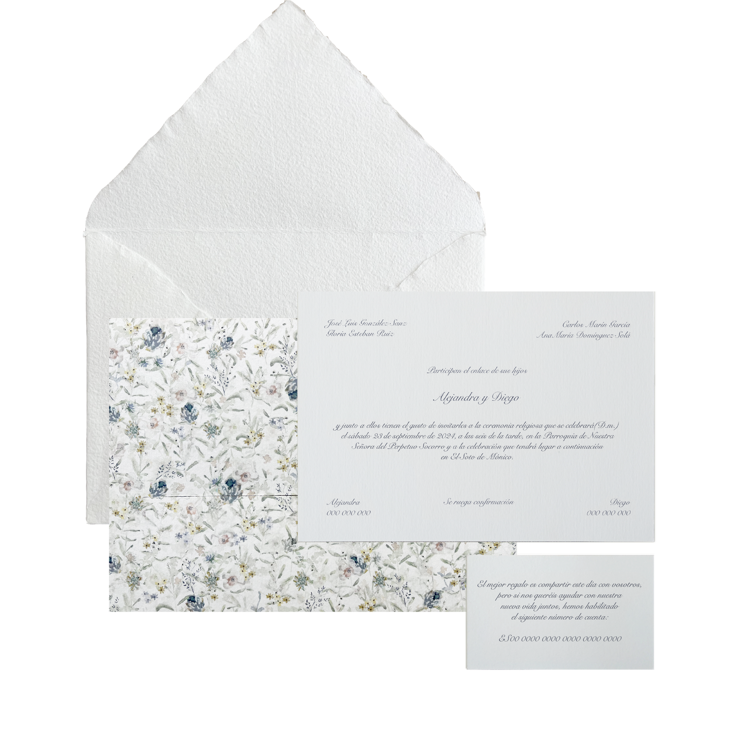 Invitación Carpeta COSTA AZUL