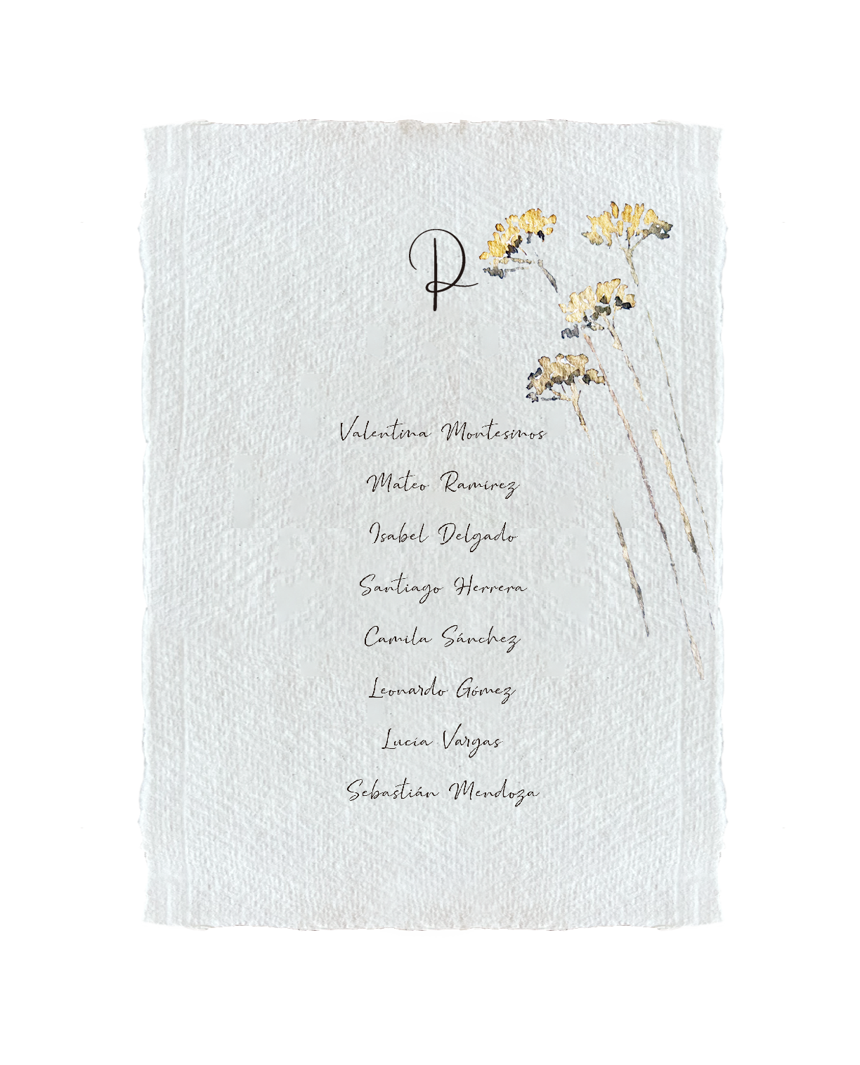 Seating Artesano Flores