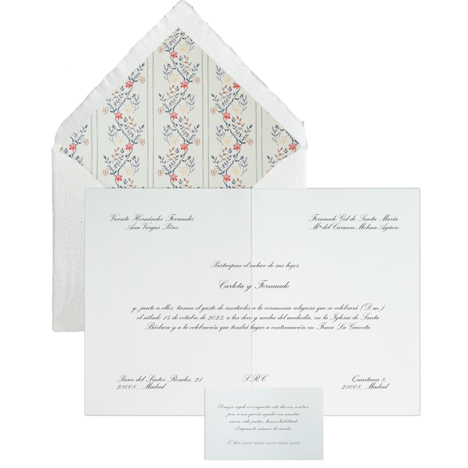 Invitación Pattern INGLÉS