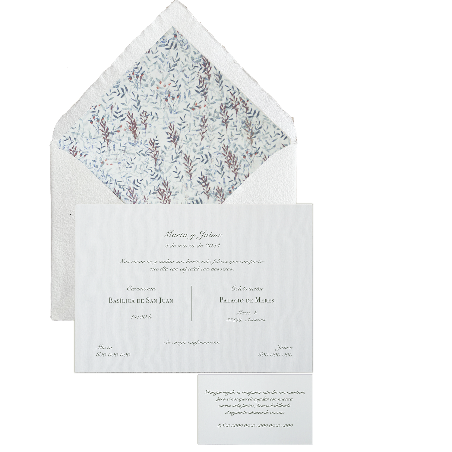 Invitación Pattern ALPES FRÍO