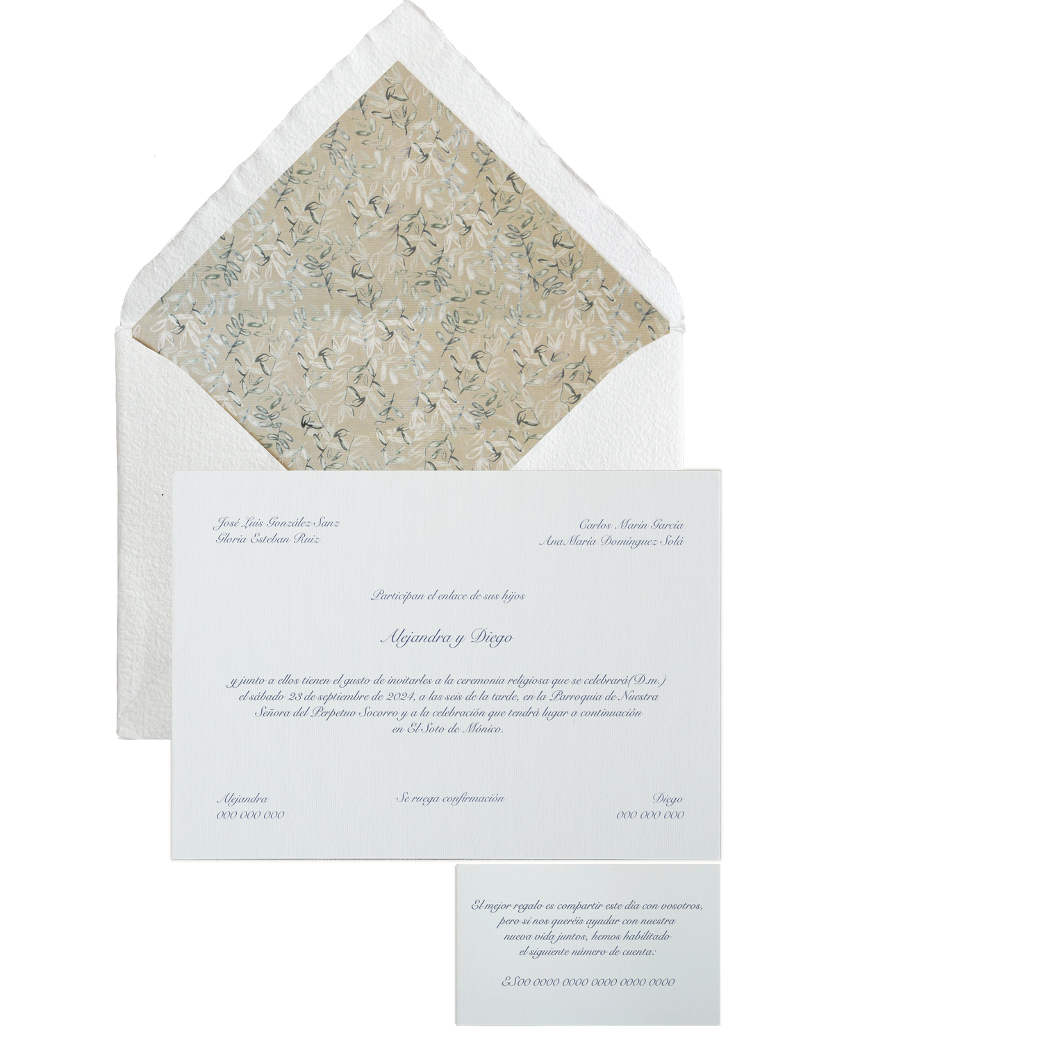 Invitación Pattern BORDEAUX OSCURO