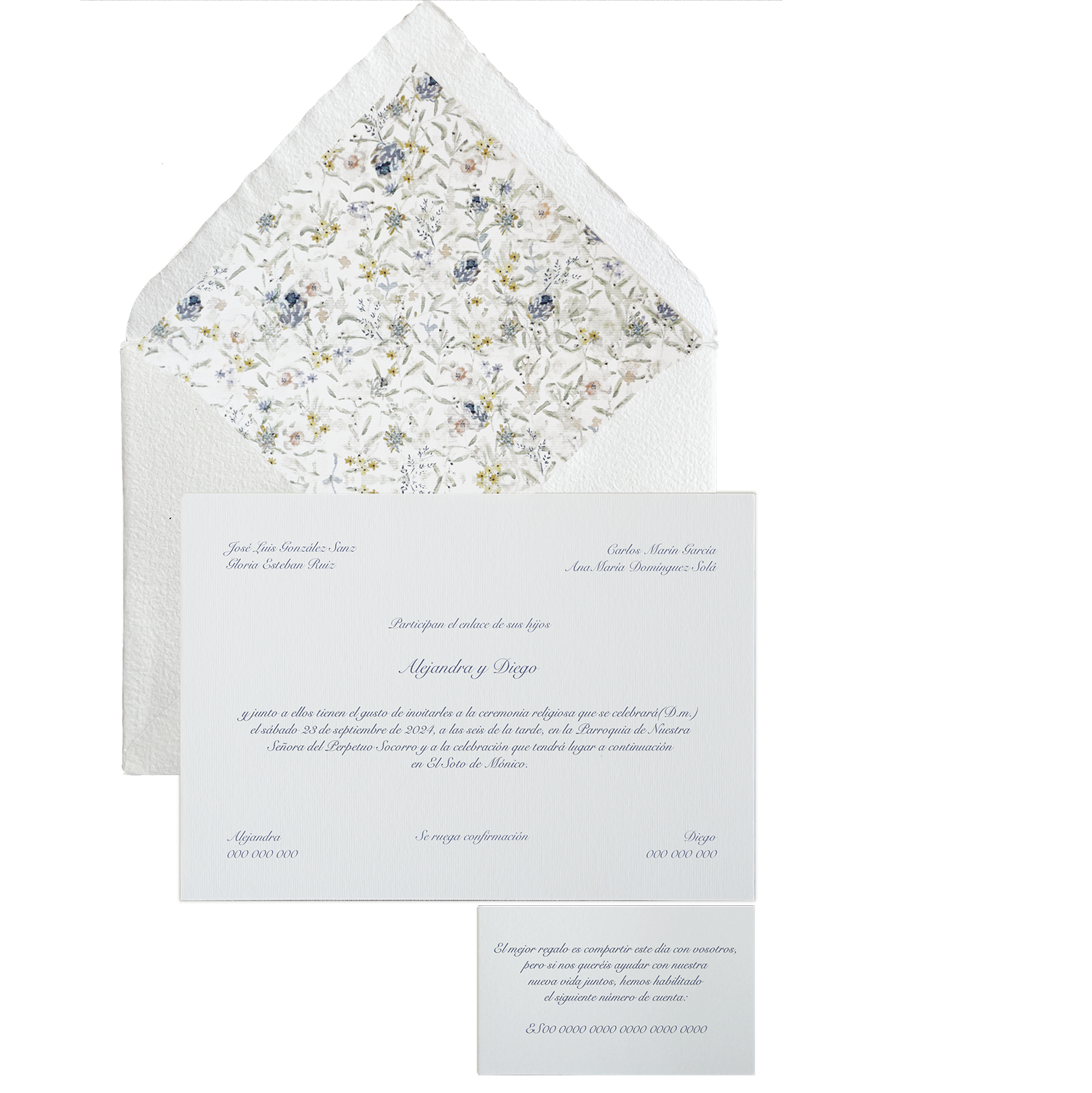 Invitación Pattern COSTA AZUL