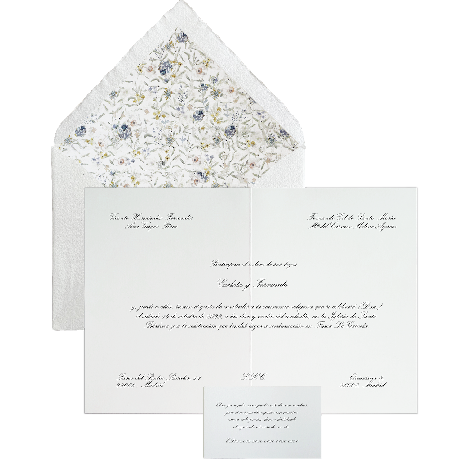 Invitación Pattern COSTA AZUL