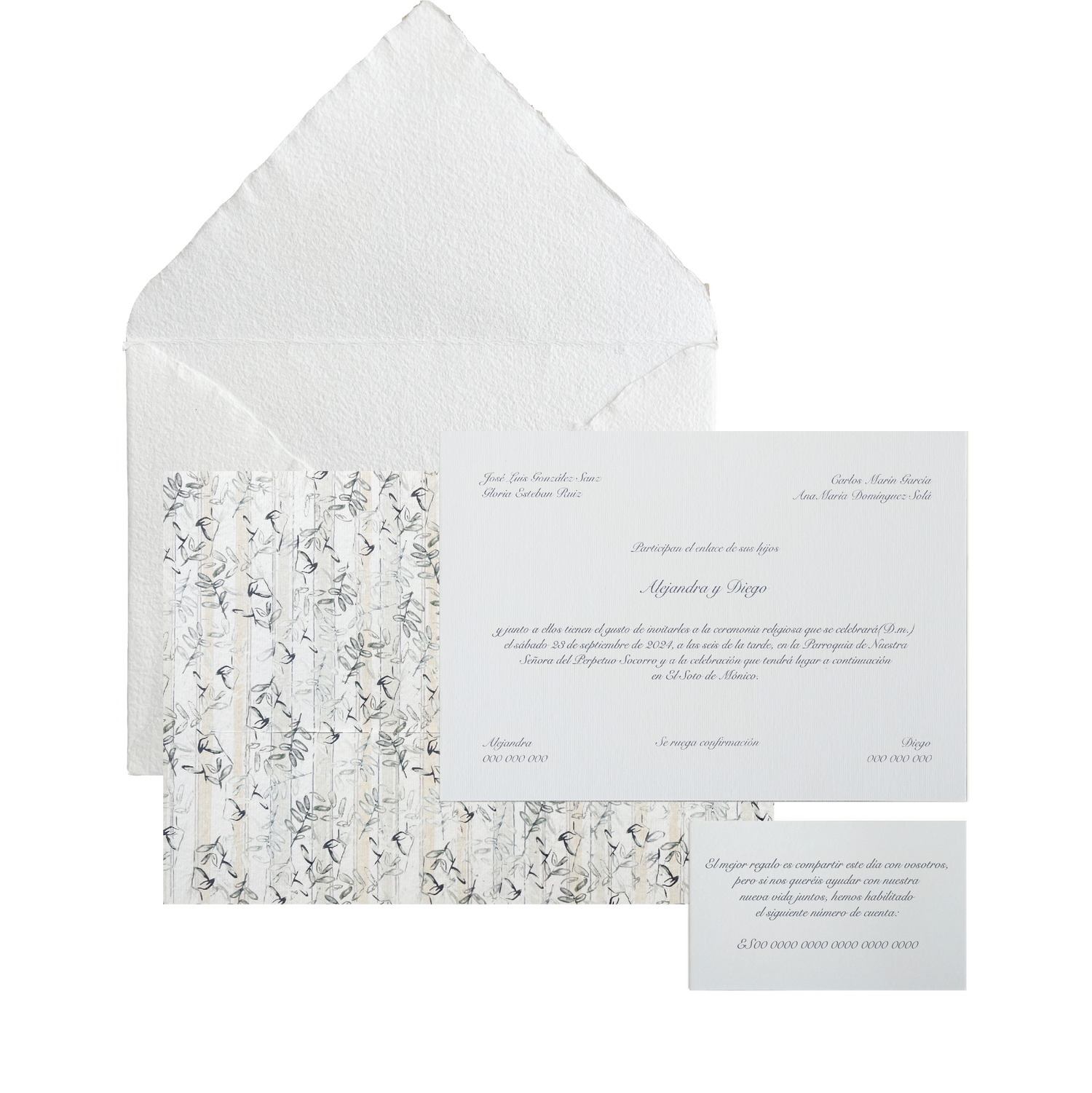 Invitación Carpeta BORDEAUX RAYAS