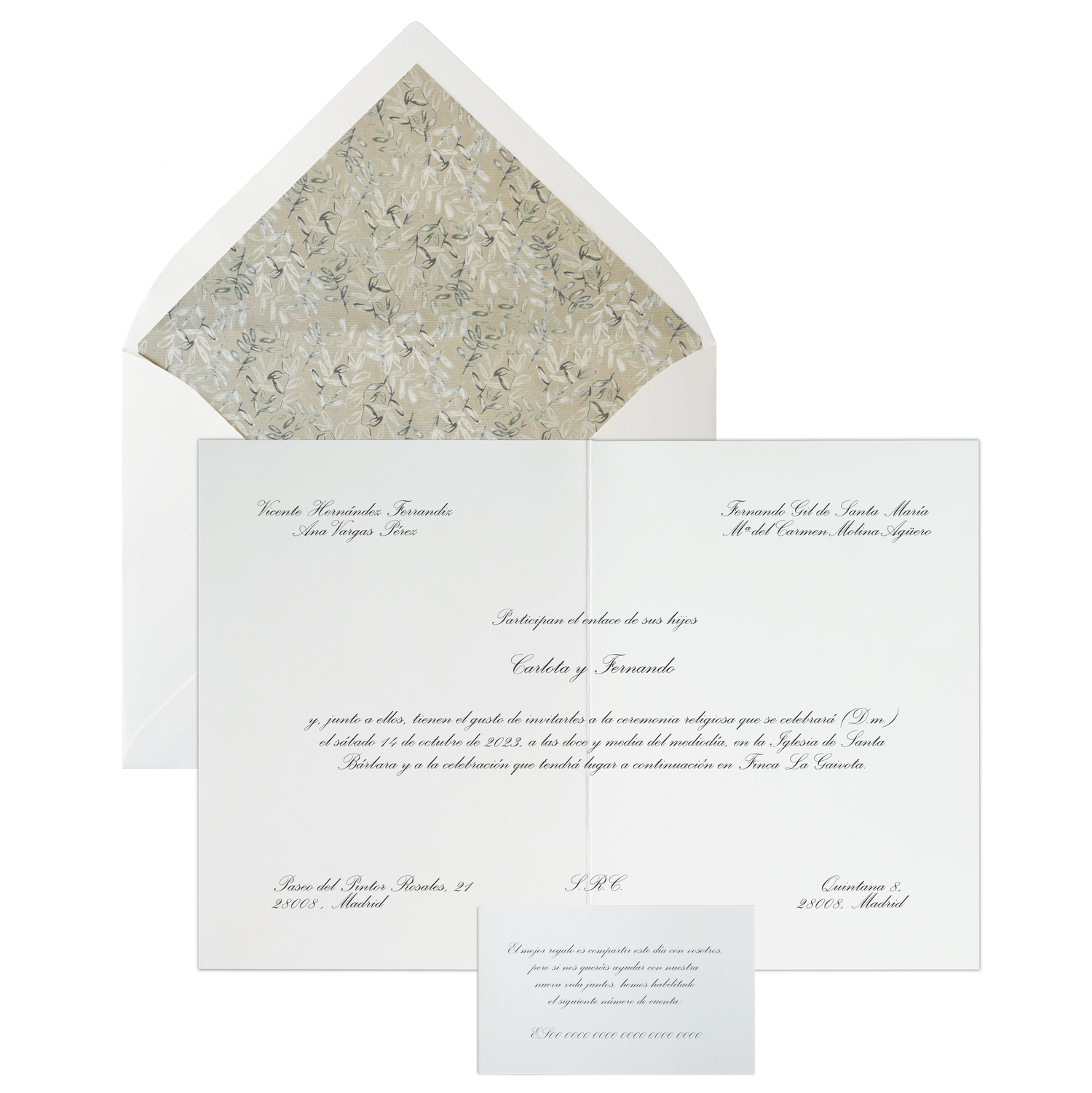 Invitación Pattern BORDEAUX OSCURO