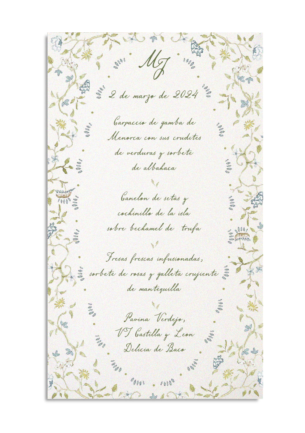 Minuta Pattern Botánico