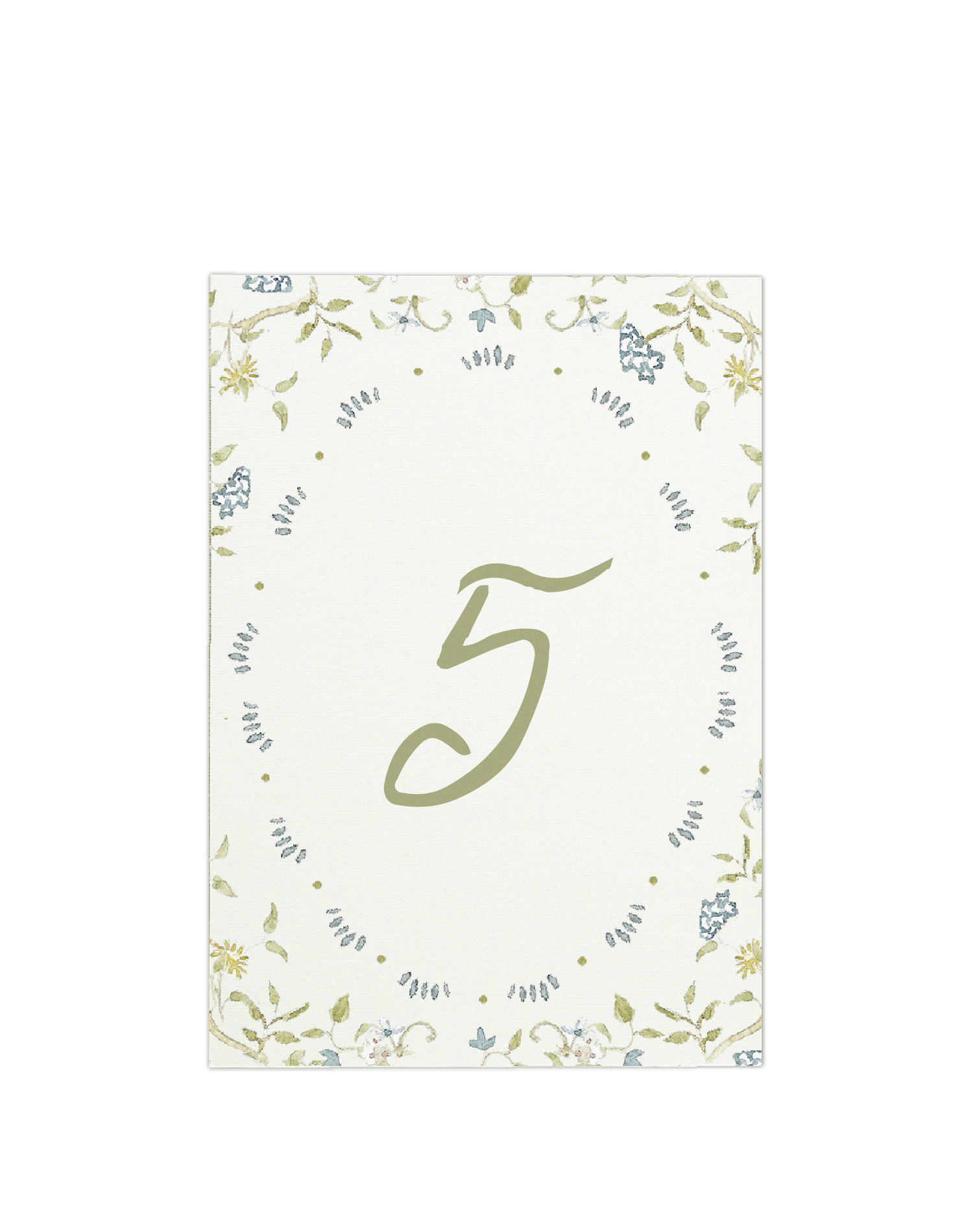 Mesero Pattern Botánico