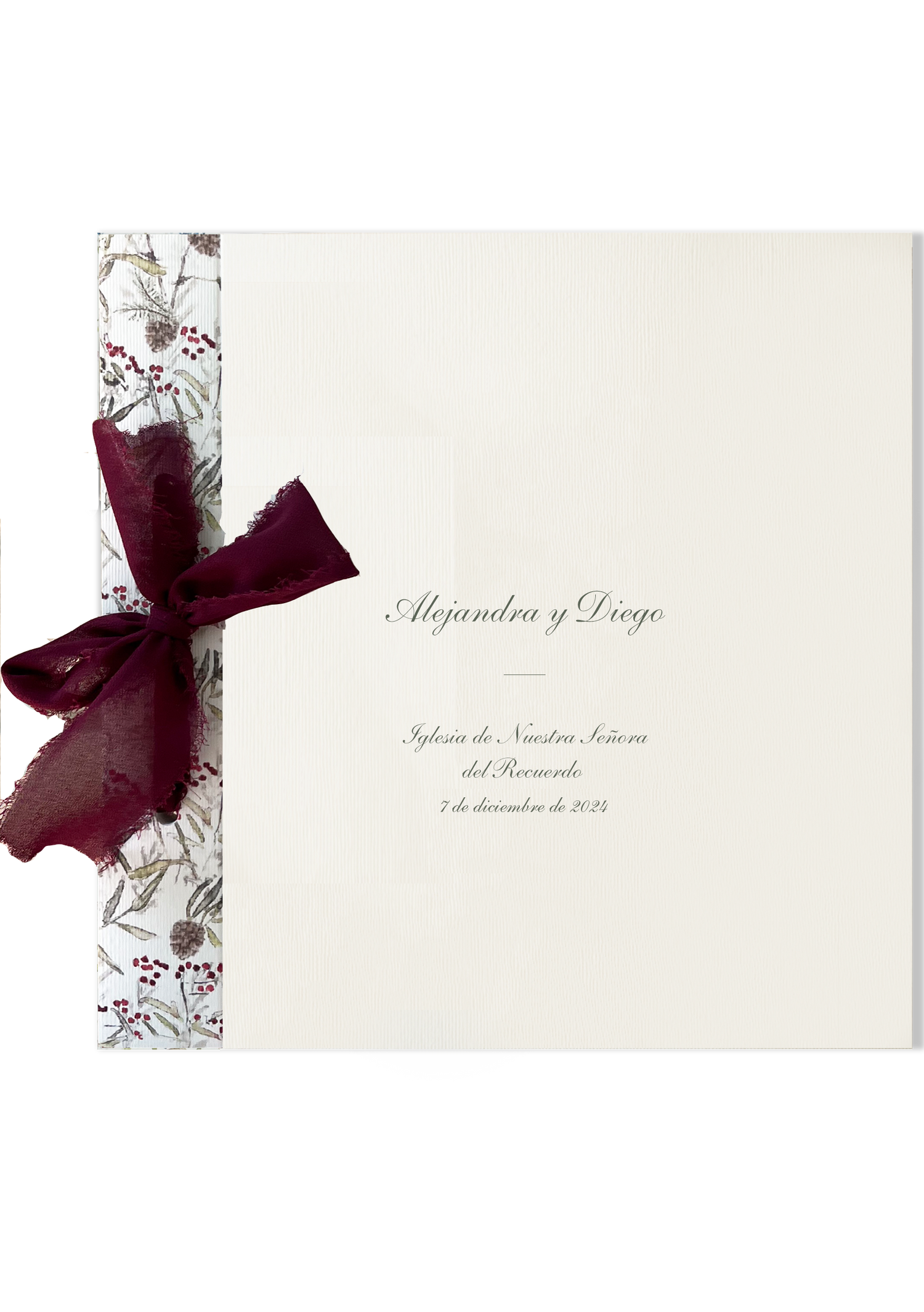 Libro de firmas Pattern DICIEMBRE