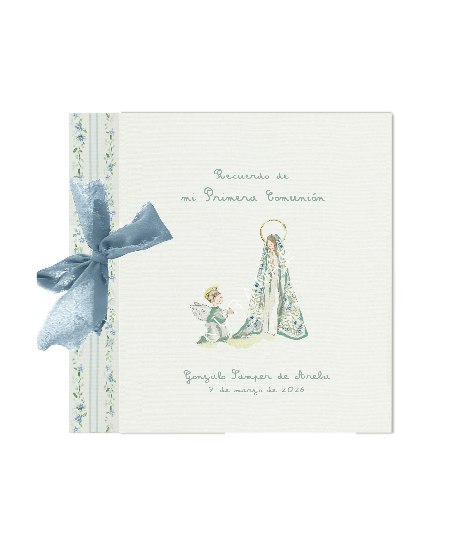Libro de Bautizo y Comunión Virgen Niño