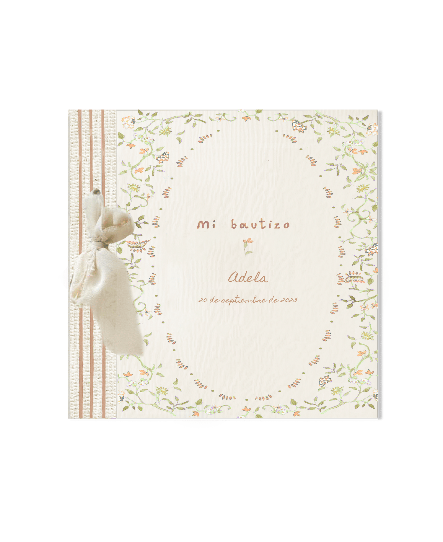 Libro de Bautizo Coral