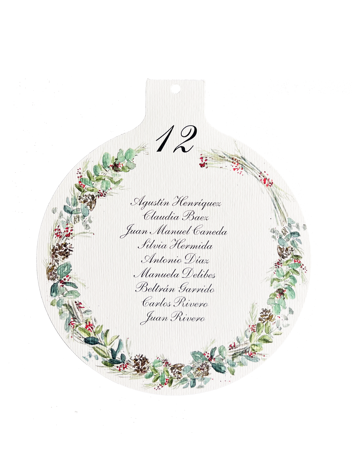 Seating Bola Navidad