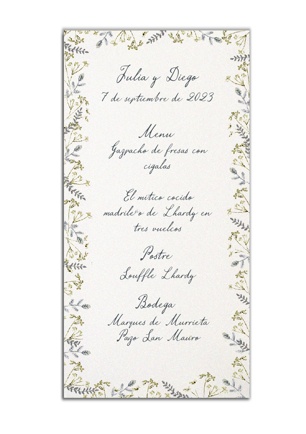 Minuta Pattern Verano