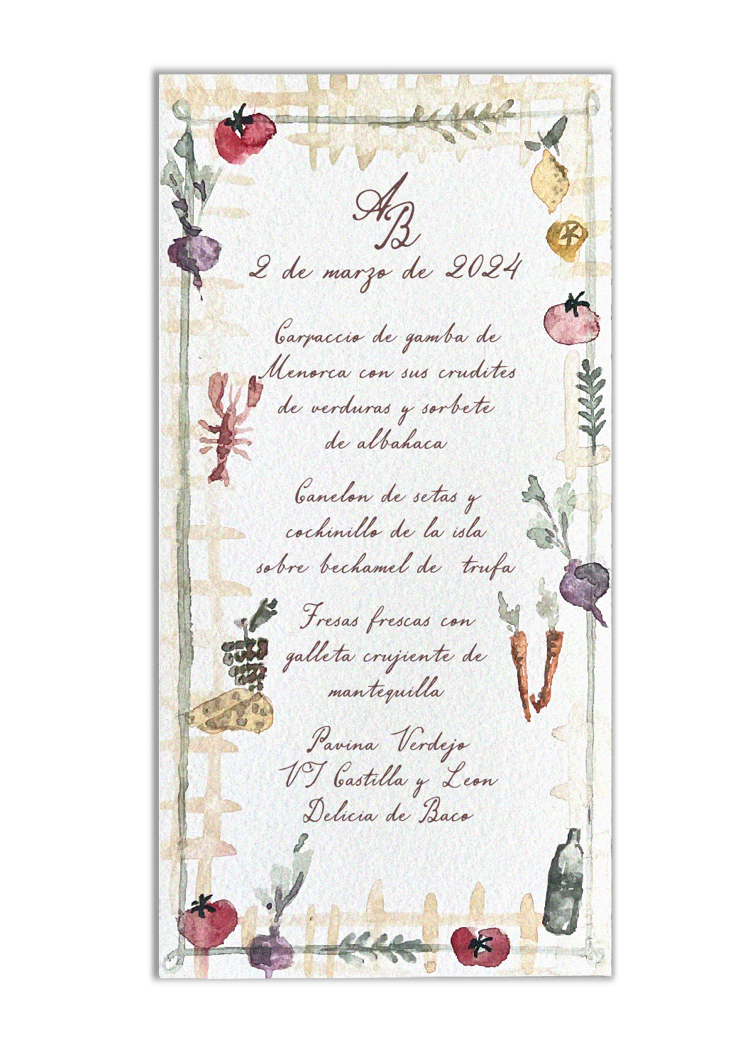 Minuta Pattern Huerta