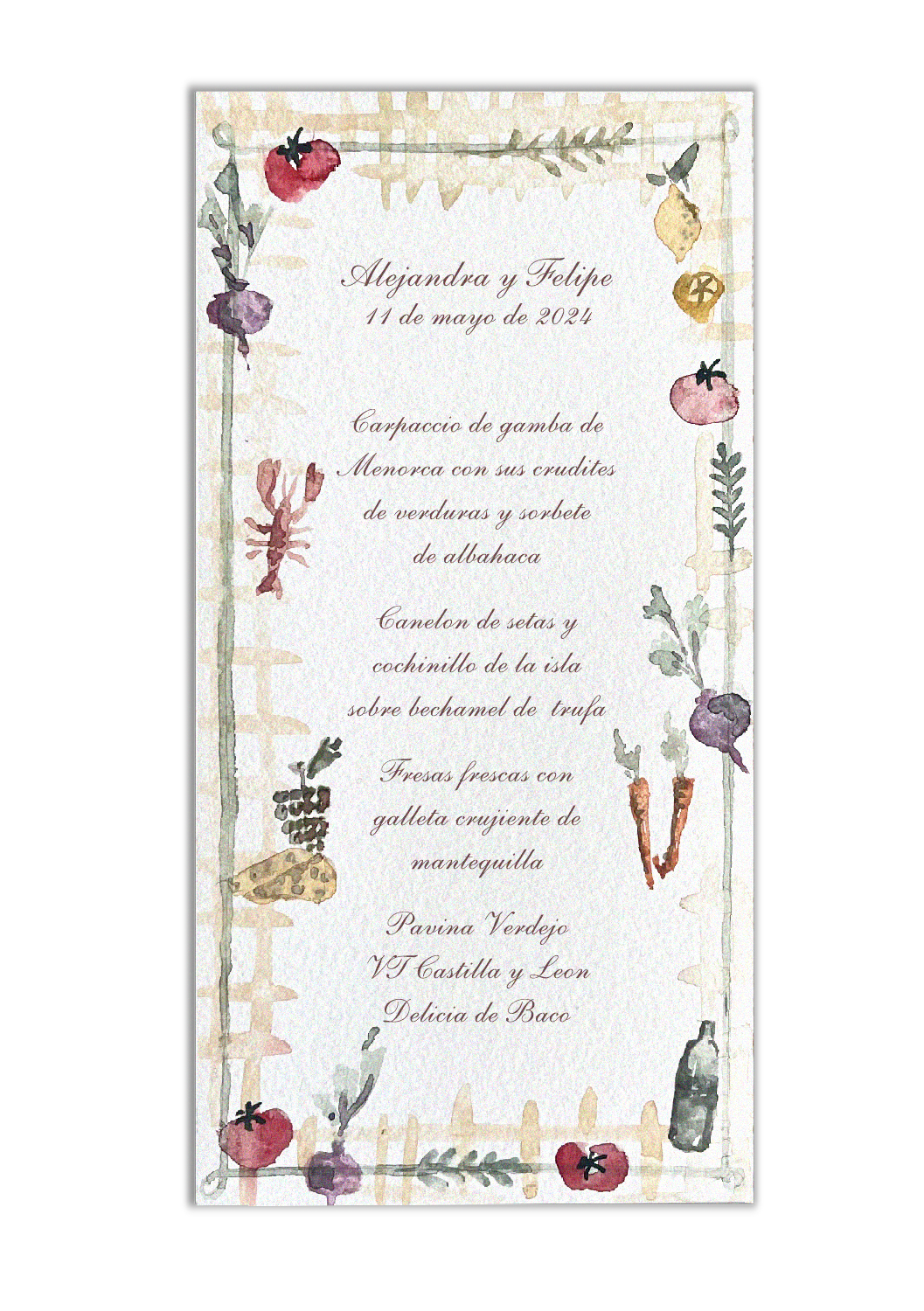 Minuta Pattern Huerta